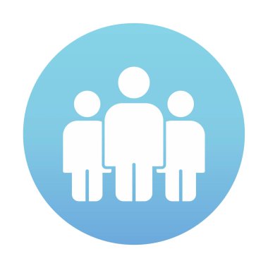 grup insan düz biçim vektör çizimi 