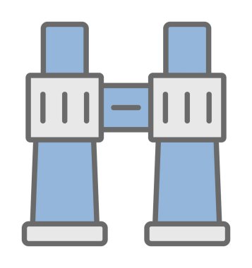 binoküler ikon vektör çizimi