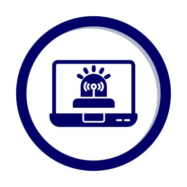 Basit Yazılım simgesi, vektör illüstrasyonu