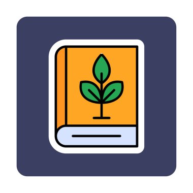 kitap simgesi, vektör illüstrasyonu basit tasarım