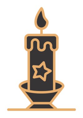 Mum web simgesi, vektör çizim