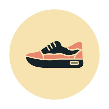 Ayakkabı sporu tasarımı vektör çizimi 