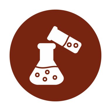 Şişesi web simgesi, vektör çizim  