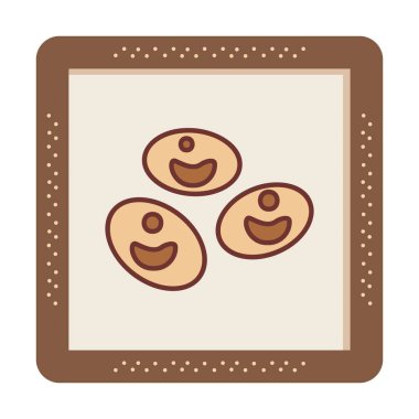 Kan hücreleri düz çizgi simgesi