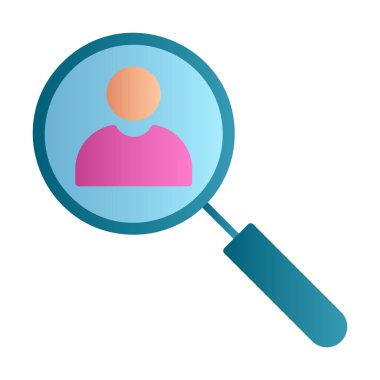 Ara. Web simgesi basit illüstrasyon