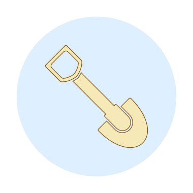 Web simge vektör çizim kürek 