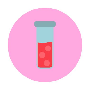 test tüpü modern simge vektör çizimi