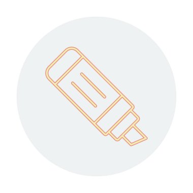 İşaretleyici simgesi tasarımı, vektör illüstrasyonu