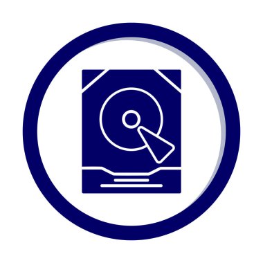 sabit disk vektör çizimi, simge ögesi