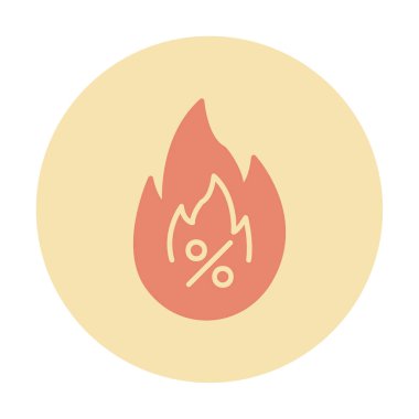 Hot Sale ikon vektör illüstrasyon tasarımı ile yangın