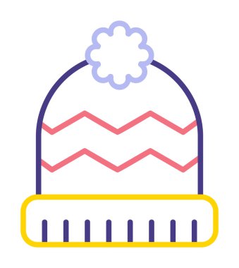Beanie icon vector illustration 