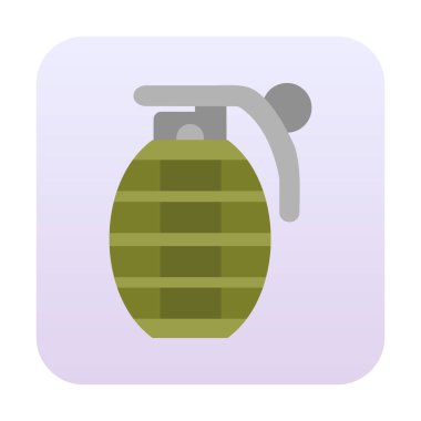 El bombası ağ simgesi, vektör illüstrasyonu