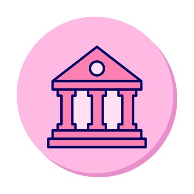 Simge vektör tasarlamak yapı Müzesi