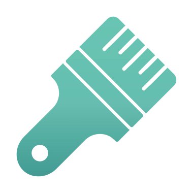 fırça ağ ikonu vektör illüstrasyonu