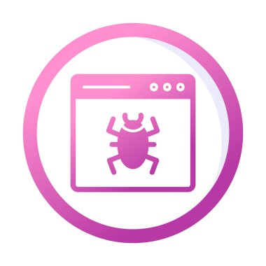 Yasak web sitesi vektör simgesi 