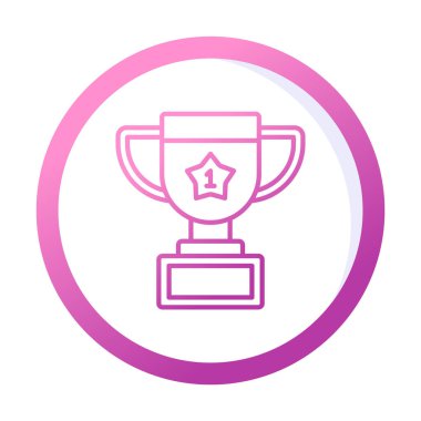 kupa düz vektör resimleme