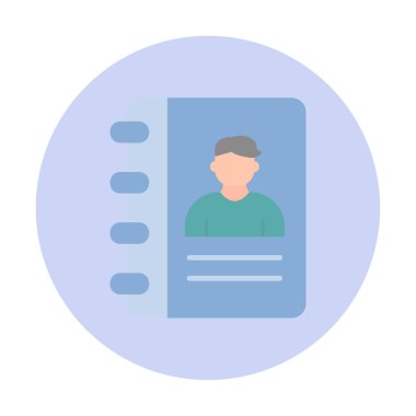 kitap simgesini başvurun, illüstrasyon vektör 