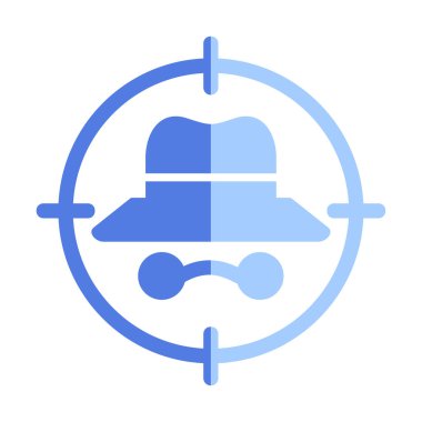 hedef simge, vektör illüstrasyonu basit tasarım