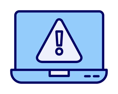 Hata vektör çizimi, Konsept ve grafik tasarım için Adware vektör çizgisi simgesi. 