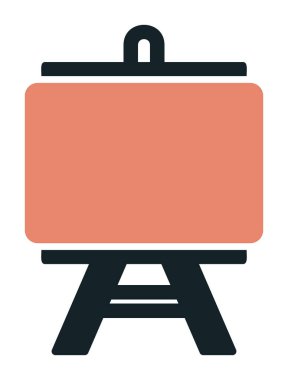 Resim yapmak. Web simgesi basit illüstrasyon