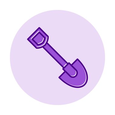 Web simge vektör çizim kürek 