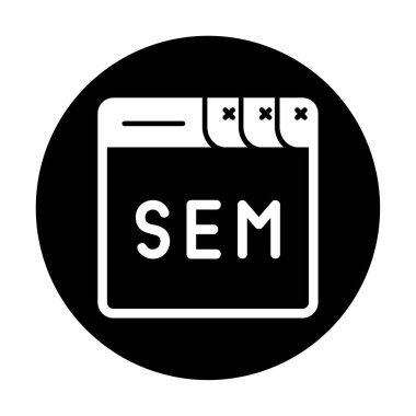 Web tarayıcı simgesi, vektör illüstrasyonu basit tasarım