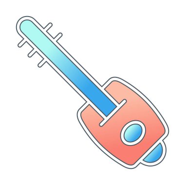 Sakura festivali konsepti çizimi, iki renk gradyan vektör çizimi tasarımı