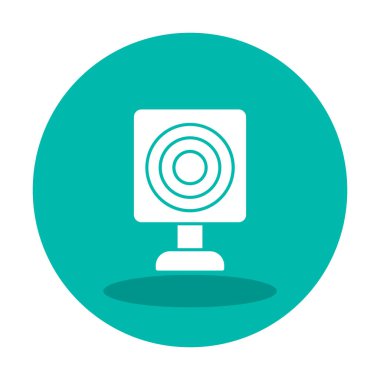 Askeri Hedef ikonu vektör çizimi