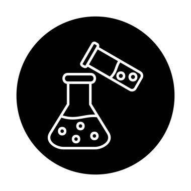 Şişesi web simgesi, vektör çizim  