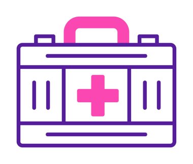 İlk yardım kiti vektör illüstrasyonu