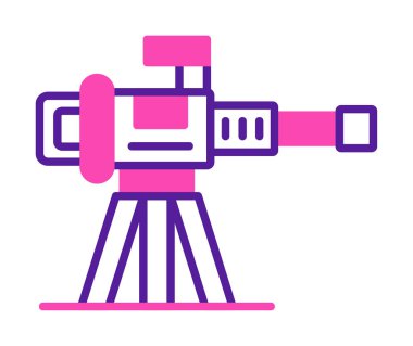 Makine Tüfeği vektör illüstrasyonu