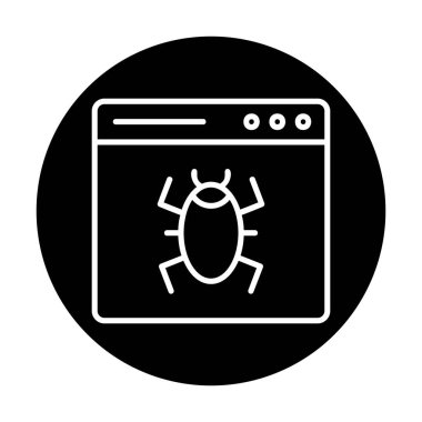 Yasak web sitesi vektör simgesi 