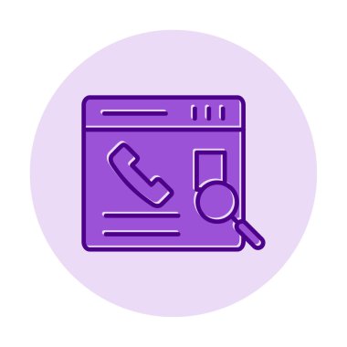 Kişinin vektör çizimi Modern simgeyi ara                            