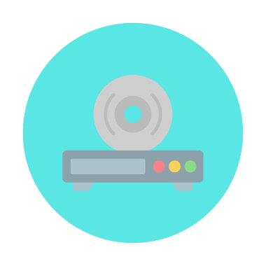 CD çalar simge vektör çizim