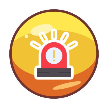 Uyarı simgesi, taslak biçimi, vektör illüstrasyonu