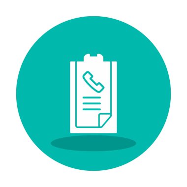 Basit Arama Listesi Geçmişi simgesi, vektör illüstrasyonu