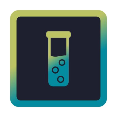 test tüpü modern simge vektör çizimi