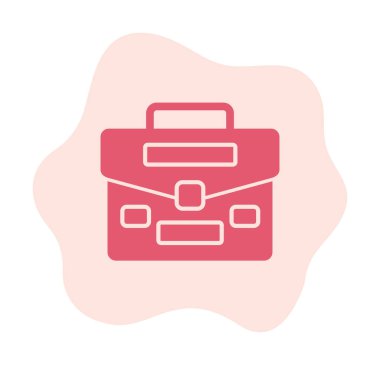 Portföy düz vektör simgesi