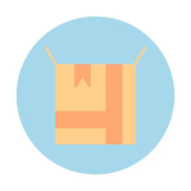 kutusu simgesini açın. vektör çizim                                      