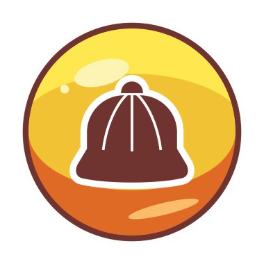 kapsül düz simgesi, vektör illüstrasyonu 