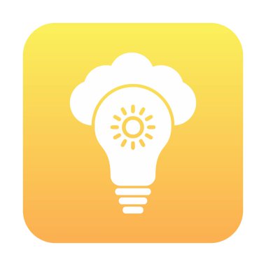 Bulut vektör ikonu. düz biçim tasarımı.