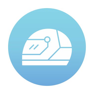 Kask simge vektör çizim yarış                 