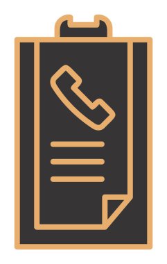 Basit Arama Listesi Geçmişi simgesi, vektör illüstrasyonu