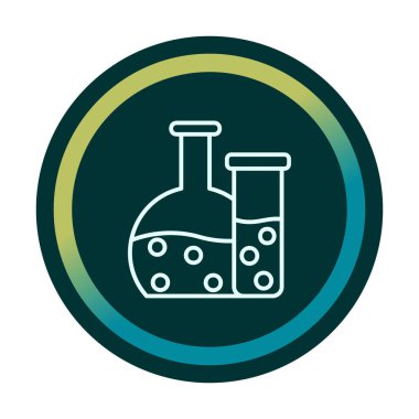 Şişesi web simgesi, vektör çizim  