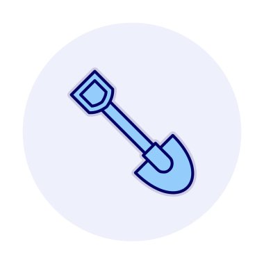 Web simge vektör çizim kürek 