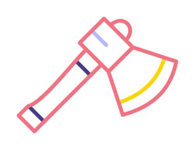 Balta. Web simgesi basit illüstrasyon