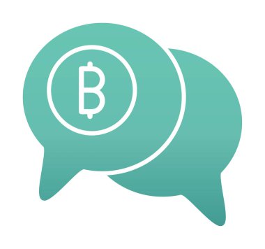 Dolar sembolü vektör çizimi tasarımı ile sohbet et 