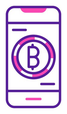 akıllı telefon simgesi, vektör illüstrasyonu basit tasarım