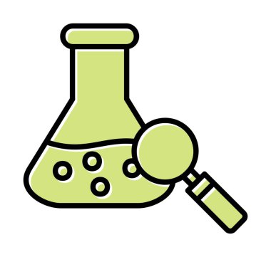 Araştırmacı simgesi beyaz arkaplanda izole edildi 