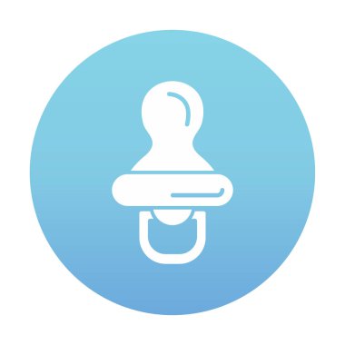 Bebek emziği çizgisi simgesi. doğrusal biçim işareti web tasarımı.